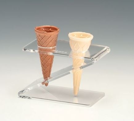 Acrylic Ice Cream Service Stand