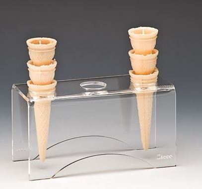 Acrylic Ice Cream Service Stand