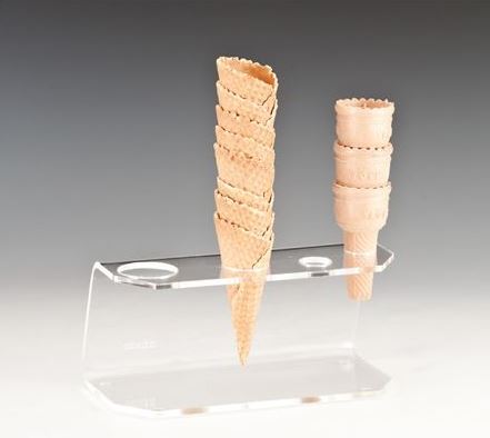 Acrylic Ice Cream Service Stand