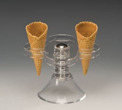 Acrylic Ice Cream Service Stand