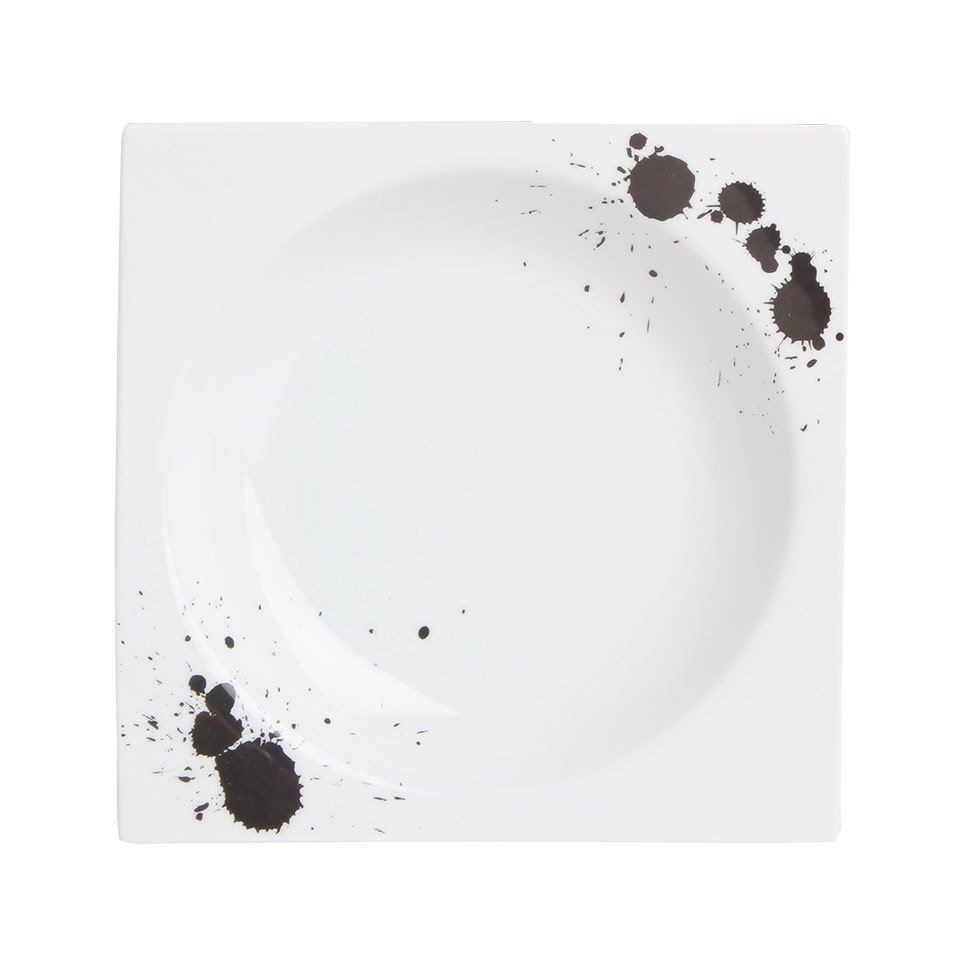 Black Touch Porcelain Deep Plate 28 cm A+P