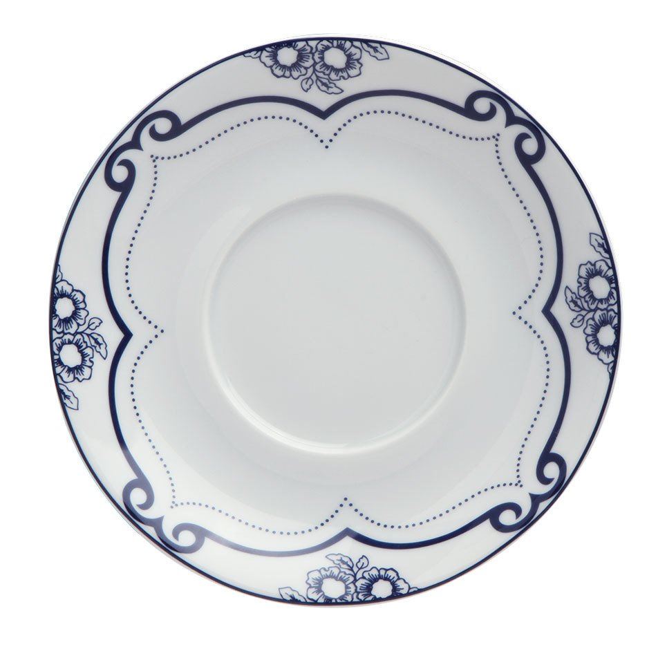 Blue Manoir Porcelain Bowl Plate 17 cm A+P