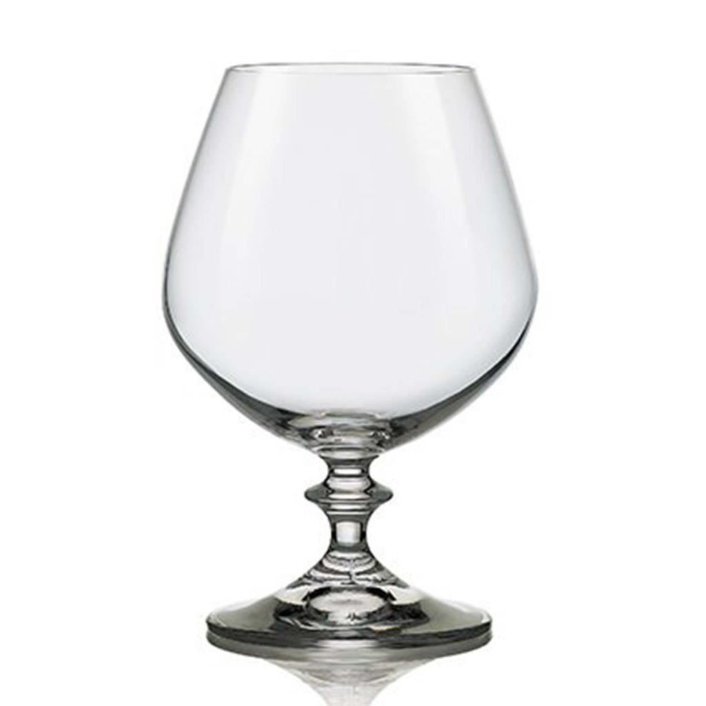 Crystalex Angela Kristalin 400 ml Konyak Bardağı4