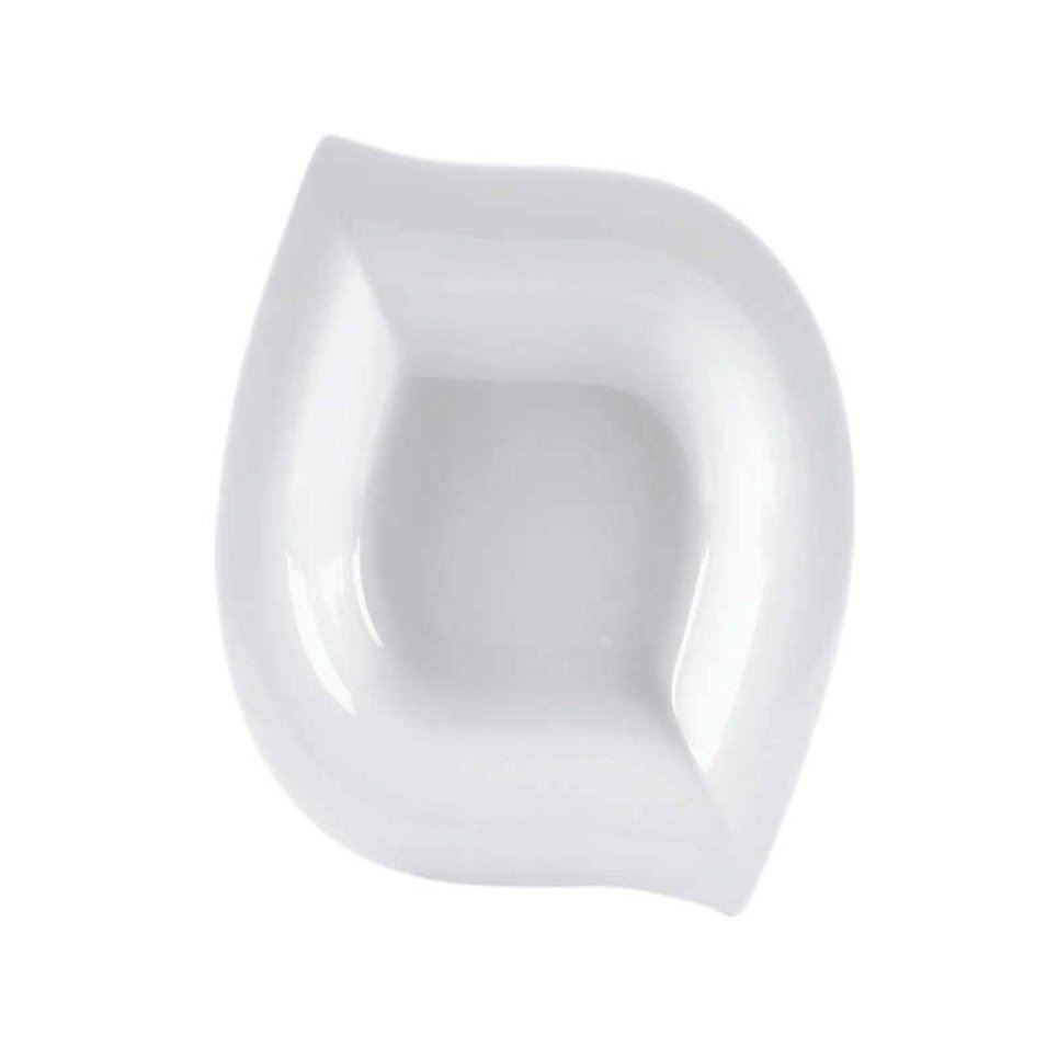 Leaf Porcelain Deep Plate