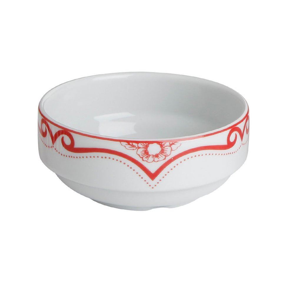 Red Manoir Porcelain Bowl 300 cc A+P